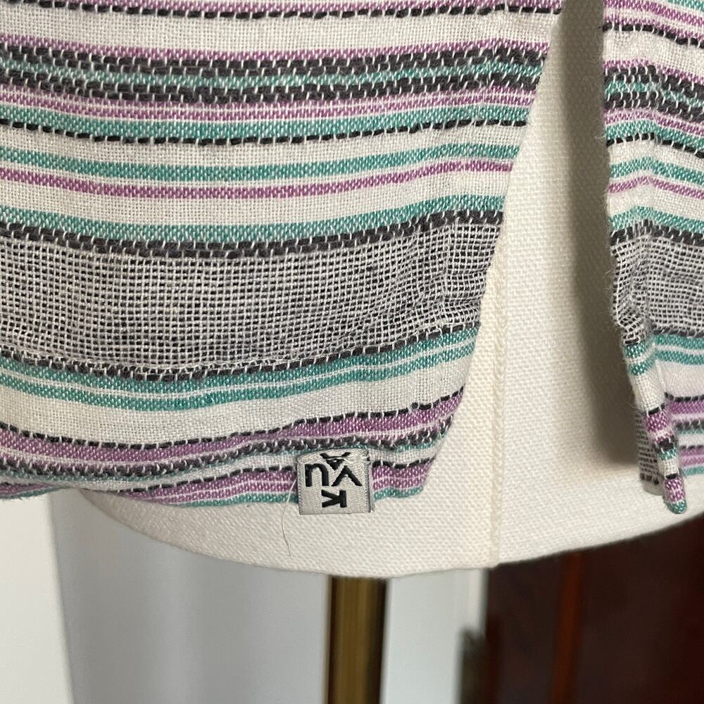 Kavu Womens Hiking Top Outdoor Gorpcore Striped Sleeveless Shirt Boho Size XS - Picture 4 of 7